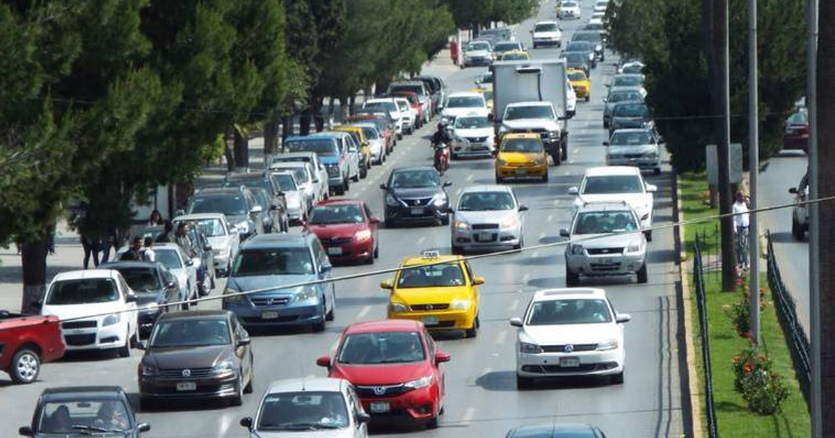Saltillo aumenta 20% en el número de autos registrados en circulación en 2022
