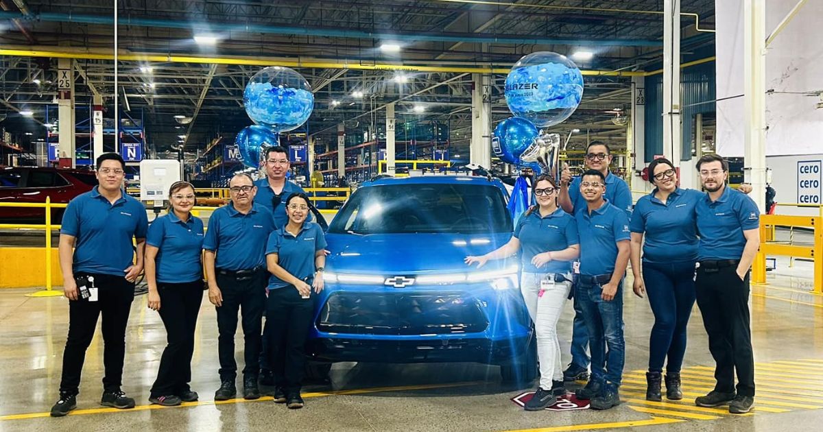 GM Ramos Arizpe produce su primer vehículo eléctrico: Chevrolet Blazer EV