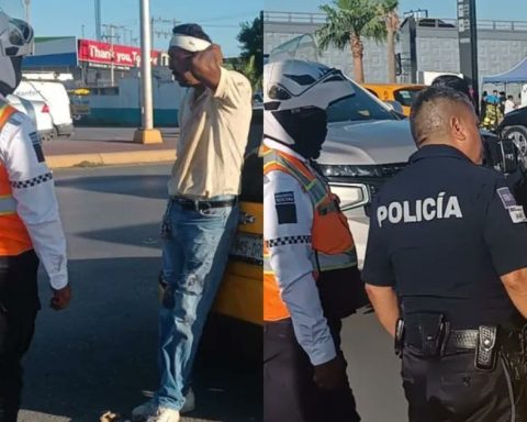 Pelea taxistas Torreón