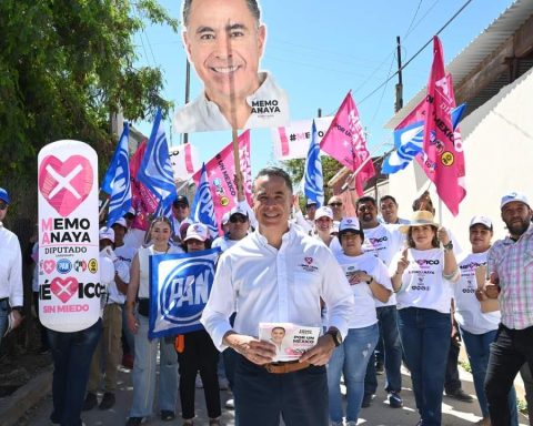 El candidato a diputado federal por el distrito 5, Memo Anaya, cerró la semana en un recorrido por el ejido “La Concha” .