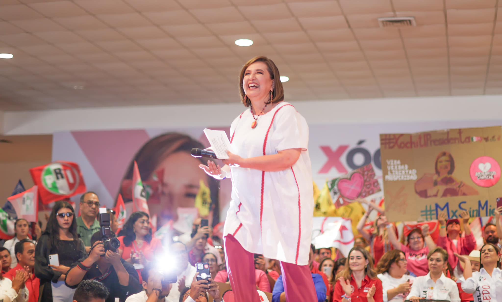 Xóchitl Gálvez, candidata presidencial.