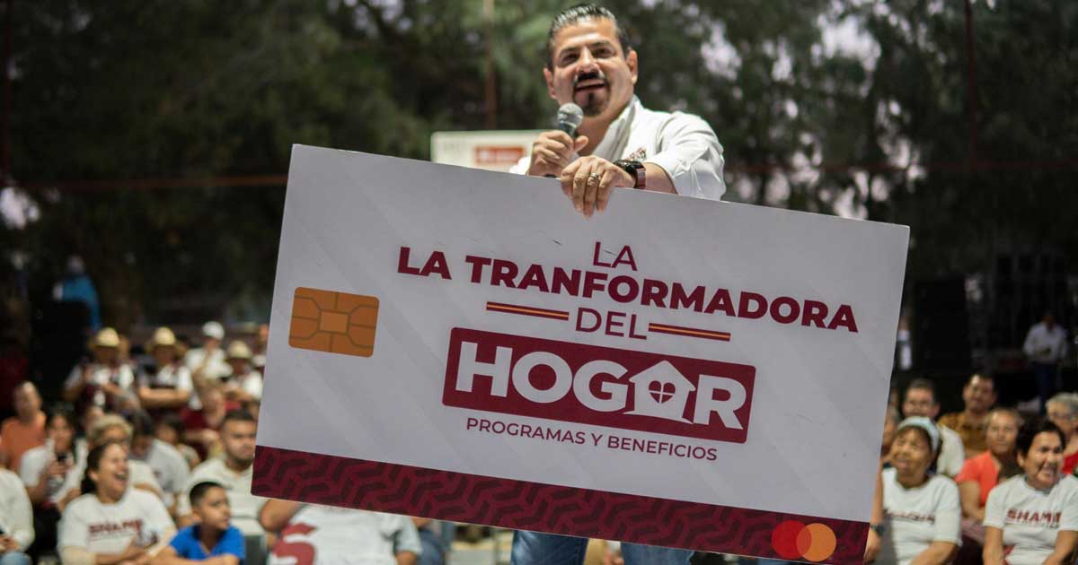 La Transformadora del Hogar es una tarjeta que propone Shamir Fernández.