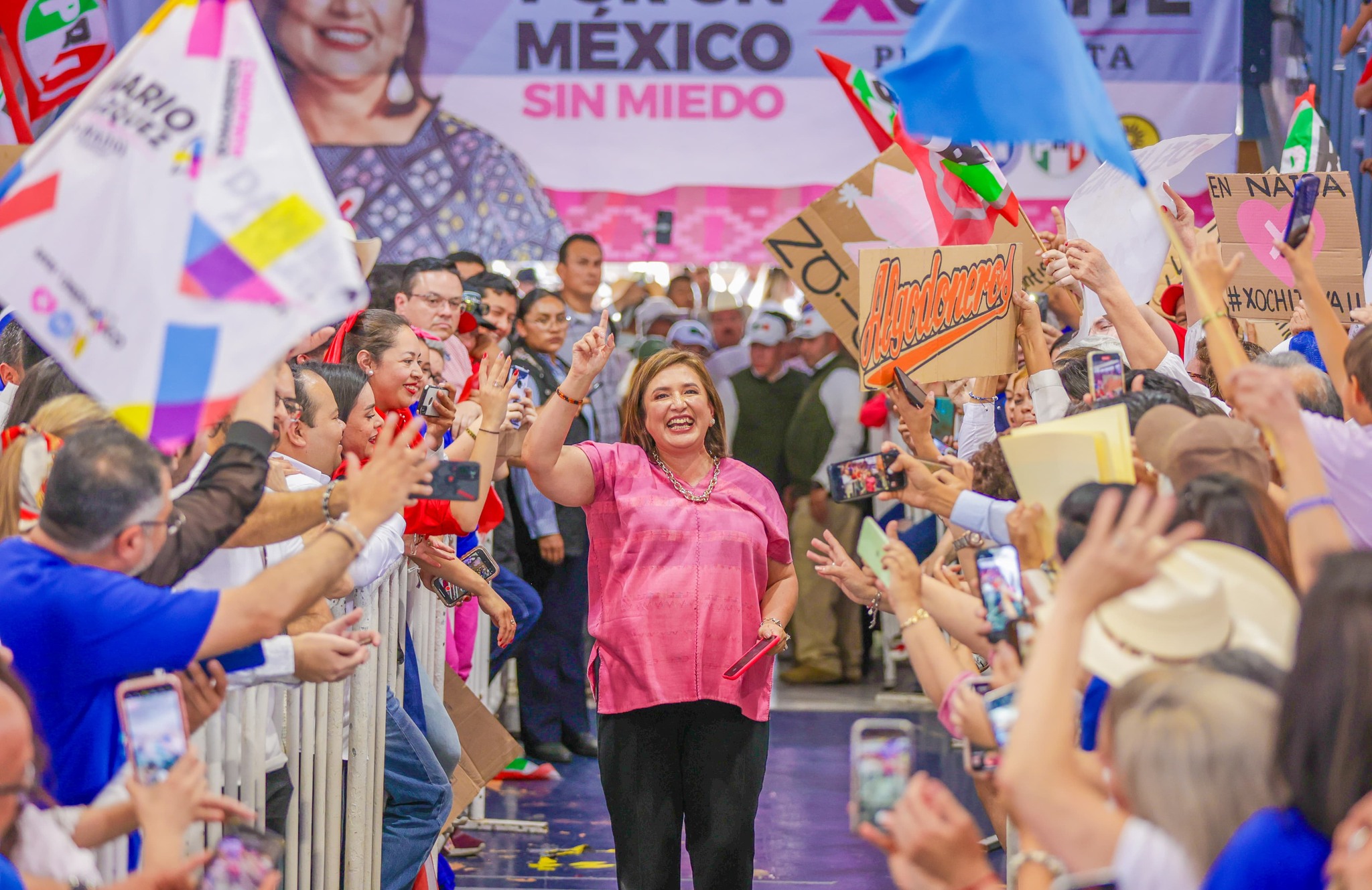 Xóchitl Gálvez, candidata presidencial.