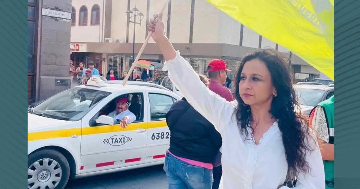 Elisa Villalobos renunció a la candidatura del PVEM.