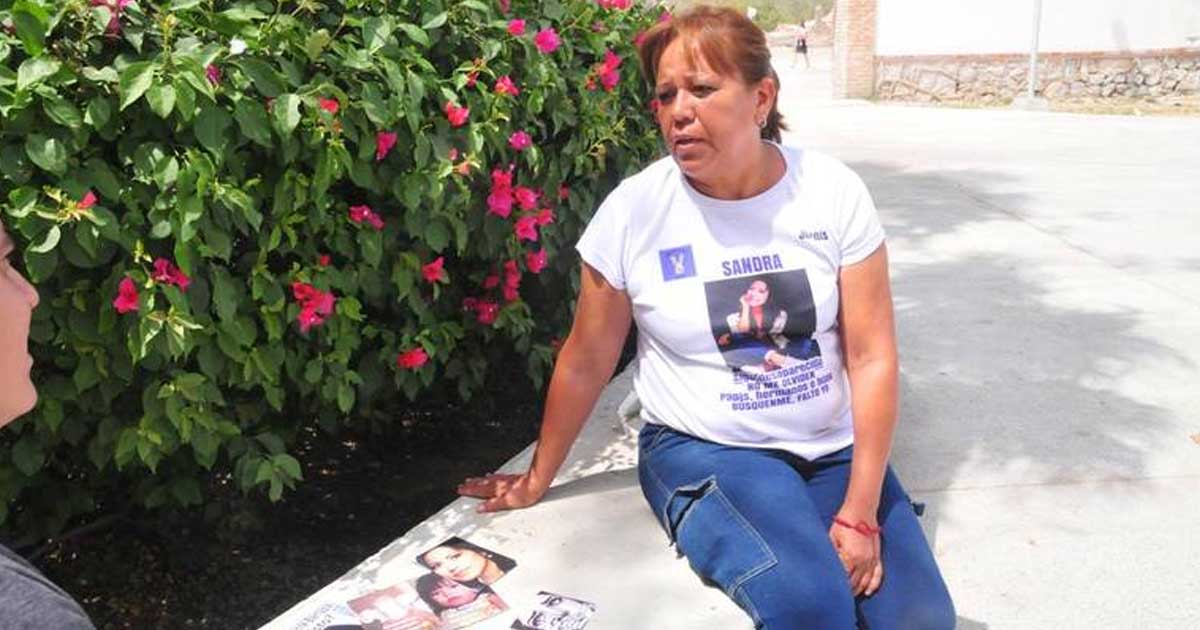 Juana Barraza, madre de desaparecida