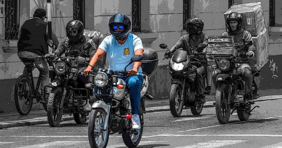 Motociclistas en Saltillo