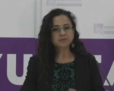 Elisa Villalobos, candidata del PVEM a la alcaldía de Saltillo.