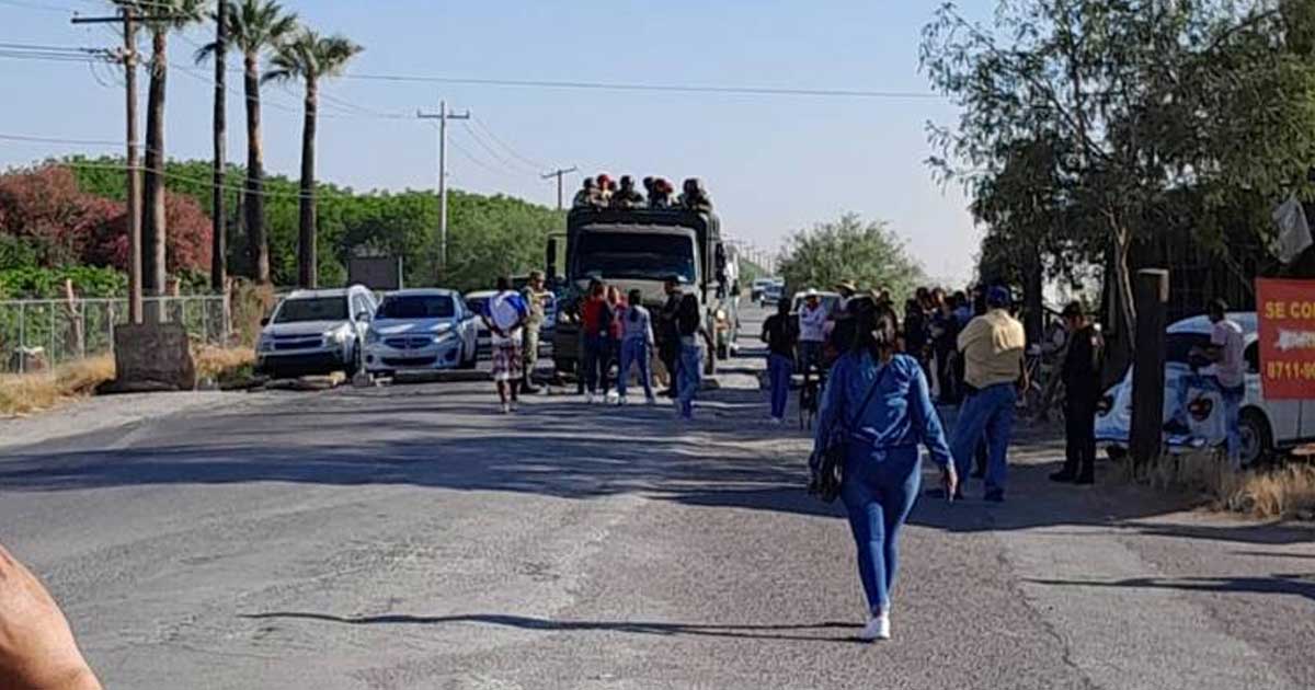 Manifestación Viesca