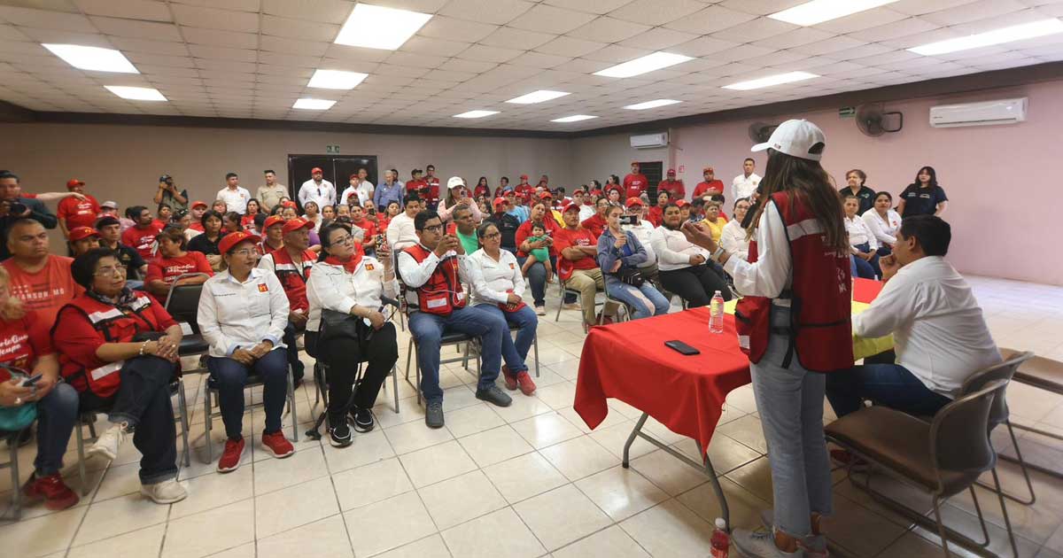 Cecilia Guadiana estuvo en Frontera.