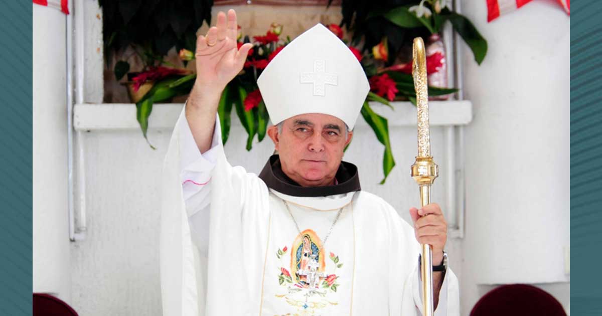 Salvador Rangel, obispo emérito de Chilpancingo.