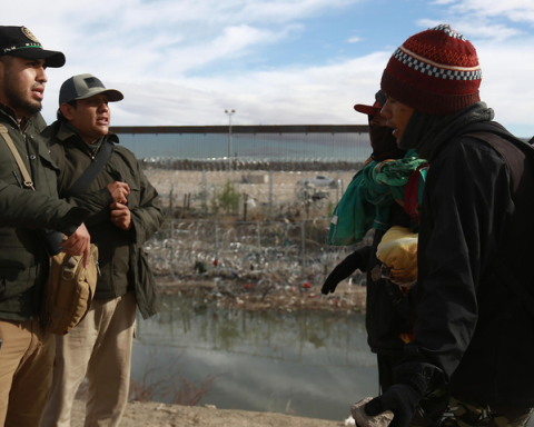 Migrantes detenidos.