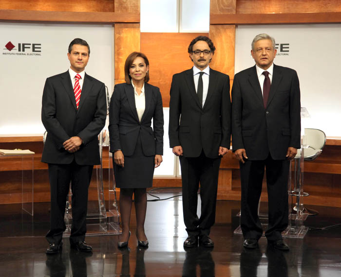 Debate presidencial 2012.