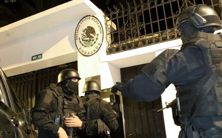 Allanamiento a la embajada de México en Ecuador.