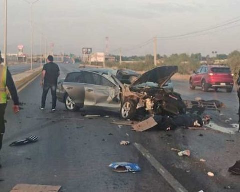 Accidente en la carretera Torreón-San Pedro.