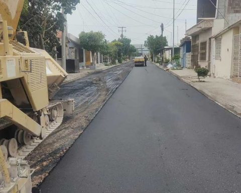 Rehabilitación de calles en Torreón.