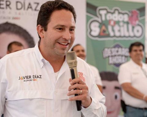 Javier Díaz, candidato a la alcaldía de Saltillo.