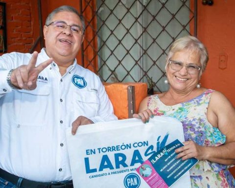 Sergio Lara, candidato del PAN a la alcaldía de Torreón.