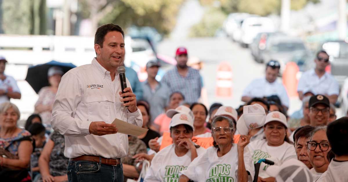 Javier Díaz, candidato a alcalde de Saltillo.