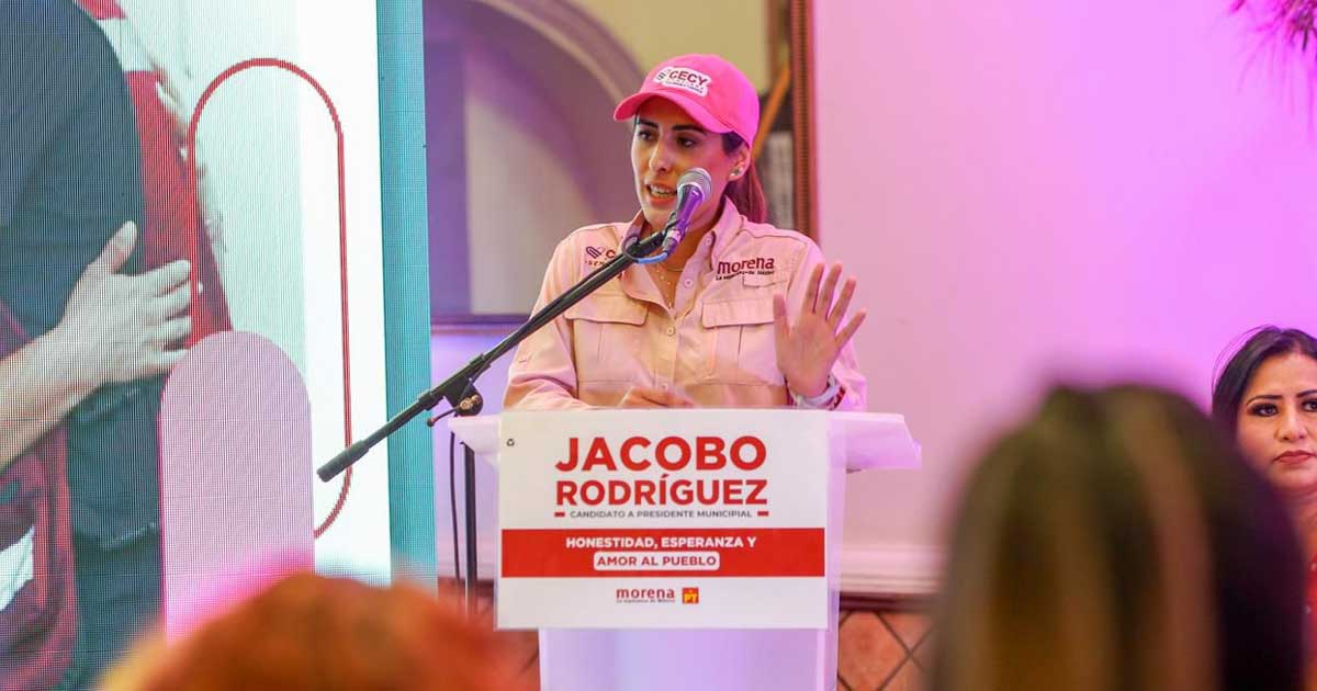 Cecilia Guadiana, candidata al Senado por Morena.