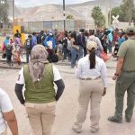 Los migrantes que llegaron a Torreón ya eran esperados por las autoridades.