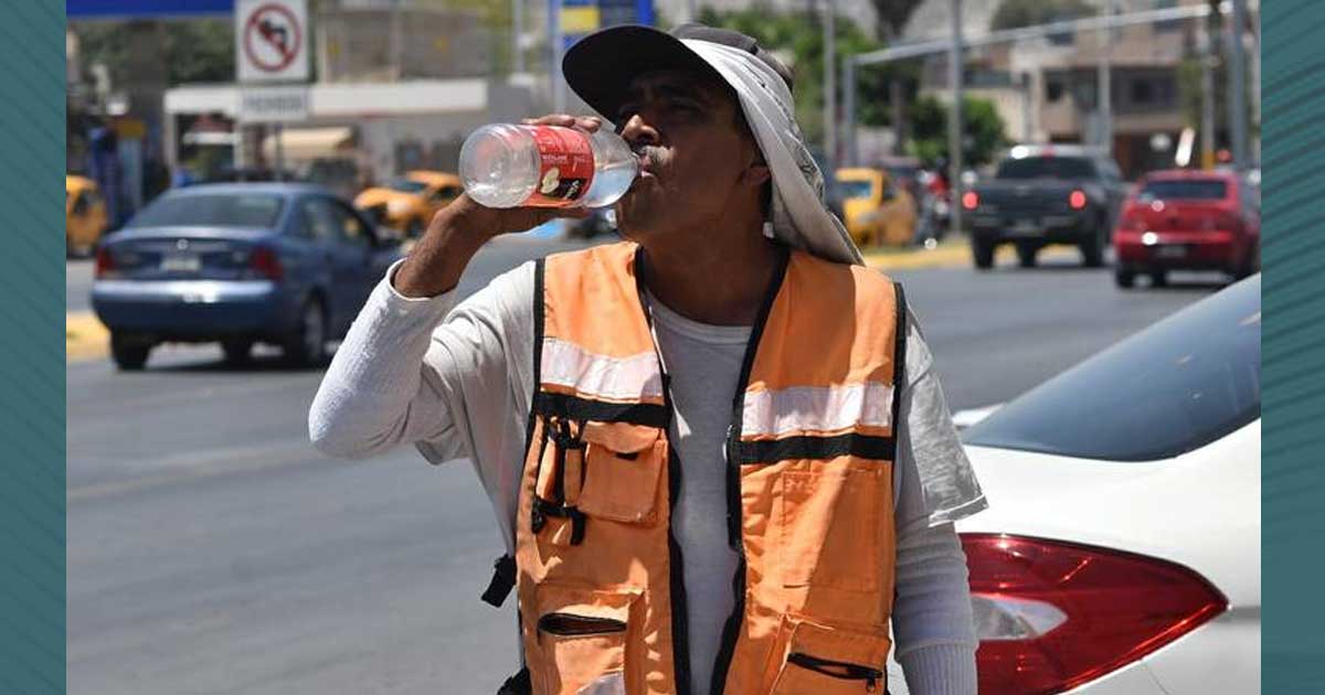 Las altas temperaturas son por la segunda ola de calor.