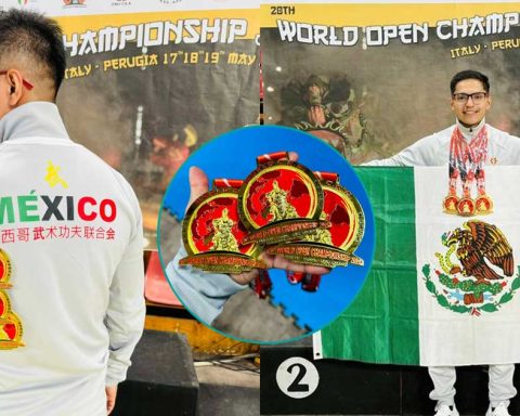 Marcos López, campeón de Wushu