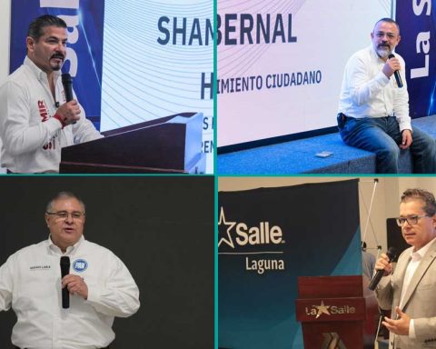 Candidatos en La Salle Laguna