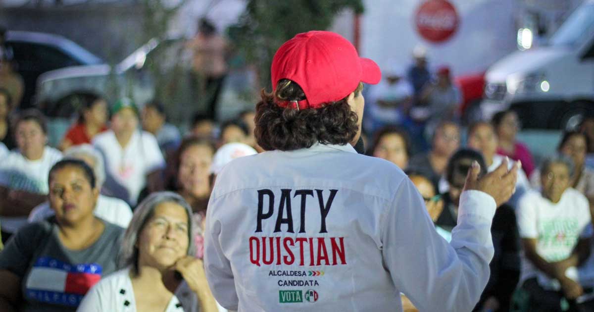 Patricia Quistián, candidata a la alcaldía de Madero.