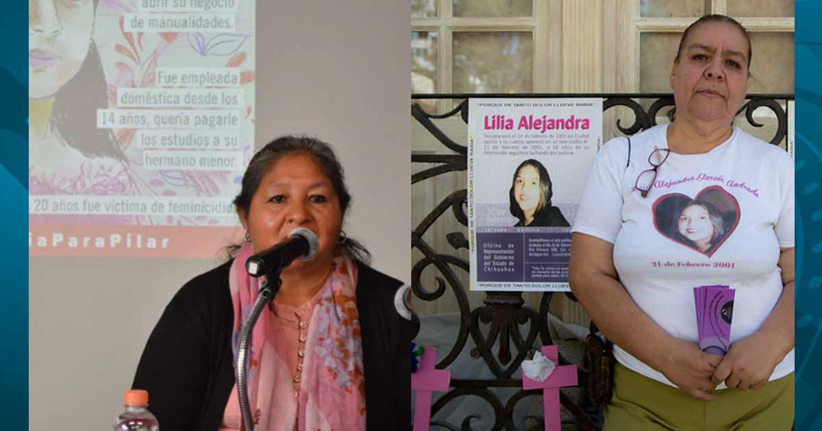 Colectivas y madres de víctimas de feminicidio