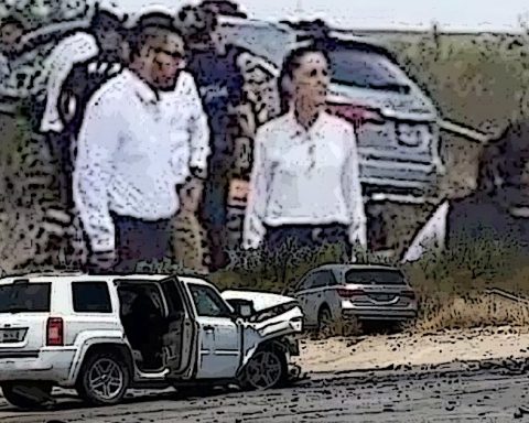 Se accidenta comitiva de Sheinbaum