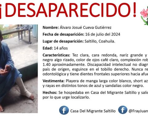 Desaparece adolescente