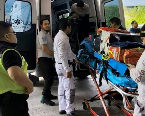 explosión puesto comida Saltillo