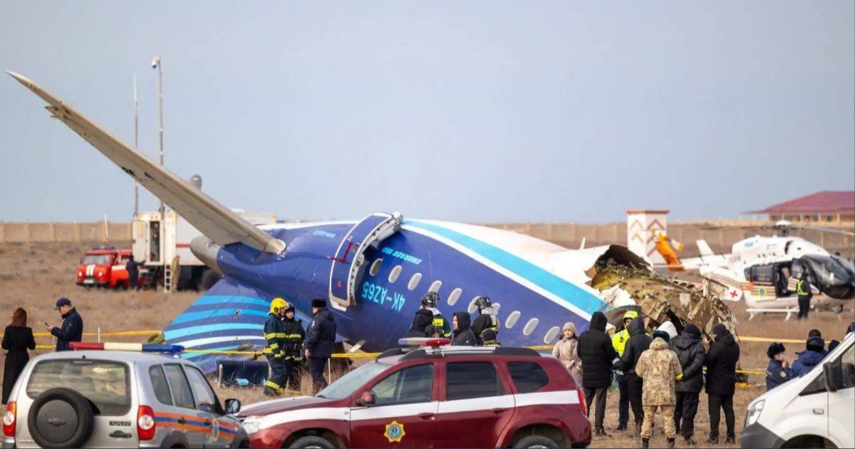 Misil derriba avión