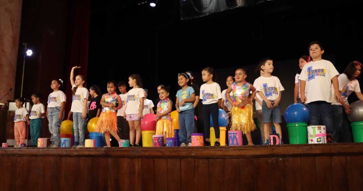 Niños participantes del Lobos Camp 2025