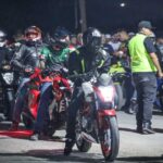 Grupo de motociclistas.