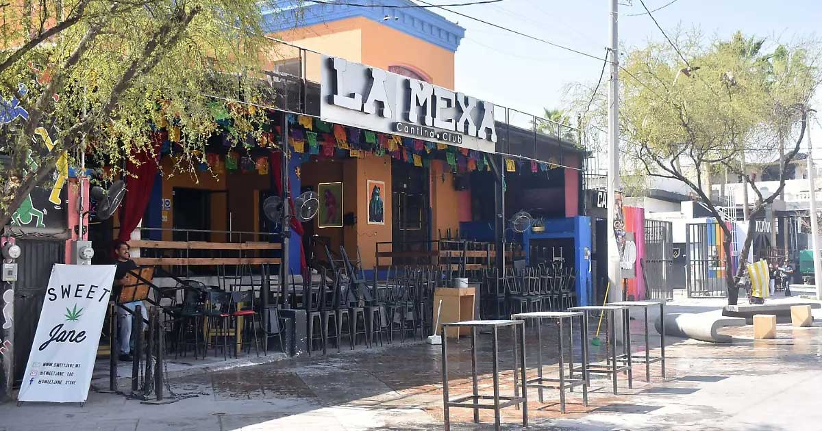 Fachada de restaurante en Torreón.